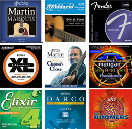 Guitar strings and accessories